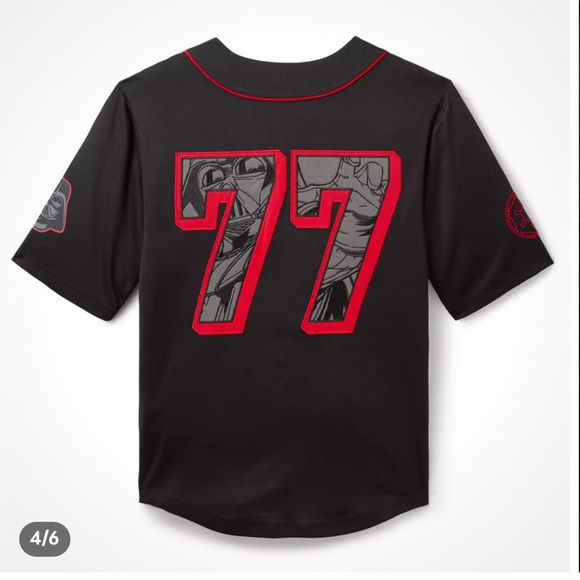 Disney Darth Vader Baseball Jersey for Adults - Star Wars - Picture 4 of 7